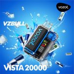 Vozol Vista 20K Puffs Vzbull Crystal Disposable Vape (24ml, 5% Nicotine, Rechargeable Type‑C)