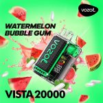 Vozol Vista 20K Watermelon Bubblegum Crystal Disposable Vape (24ml, 5% Nicotine)