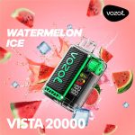 Vozol Vista 20K Puffs Watermelon Ice Crystal Disposable Vape (24ml, 5% Nicotine)