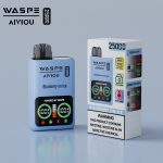 WASPE-Aiviou Blueberry Ice Disposable Vape 25000 Puffs | 25ml | Dual Mesh | LED Display