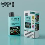 WASPE Aiviou 25000 Puffs Blueberry Raspberry Lemonade Disposable Vape (25ml, Dual Mesh, Display)