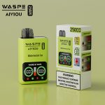WASPE Aiviou Watermelon Ice Disposable Vape 25000 Puffs | 25ml, Dual Mesh, LED Display, USB‑C