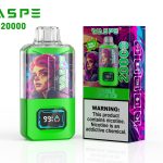 WASPE Crystal 20000 Puffs Double Apple Ice Disposable Vape (24ml, Dual Mesh, LED Display, Type‑C)