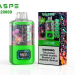 WASPE Crystal 20000 Puffs Lush Ice Disposable Vape (Watermelon Mint) | 24ml, Dual Mesh, USB‑C