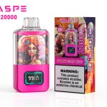 WASPE Crystal Strawberry Kiwi Disposable Vape 20000 Puffs (24ml, Dual Mesh, LED Display)