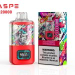 WASPE Crystal 20000 Puffs Strawberry Watermelon Disposable Vape (24ml, Dual Mesh, Type‑C, LED Display)