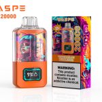 WASPE Crystal 20000 Puffs Watermelon Bubblegum Disposable Vape (24ml, Dual Mesh, LED Display, USB-C)