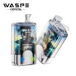 WASPE Crystal Double Flavors 40K Puffs – Blueberry Candy & Strawberry Watermelon (Dual Mesh, LED Display)