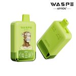 WASPE Double Flavor 40000 Puffs Disposable Vape – Watermelon Ice & Lemon Lime (36ml, 850mAh, Type‑C)