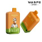WASPE Double Flavor 40000 Puffs Disposable Vape – Red Bull Ice & Strawberry Mango, 36ml, 850mAh, USB-C, LED Display