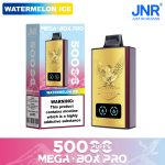 JNR Mega Box Pro 50000 Puffs Watermelon Ice (32ml, Dual Mesh, Type‑C, 0/2/5% Nic)
