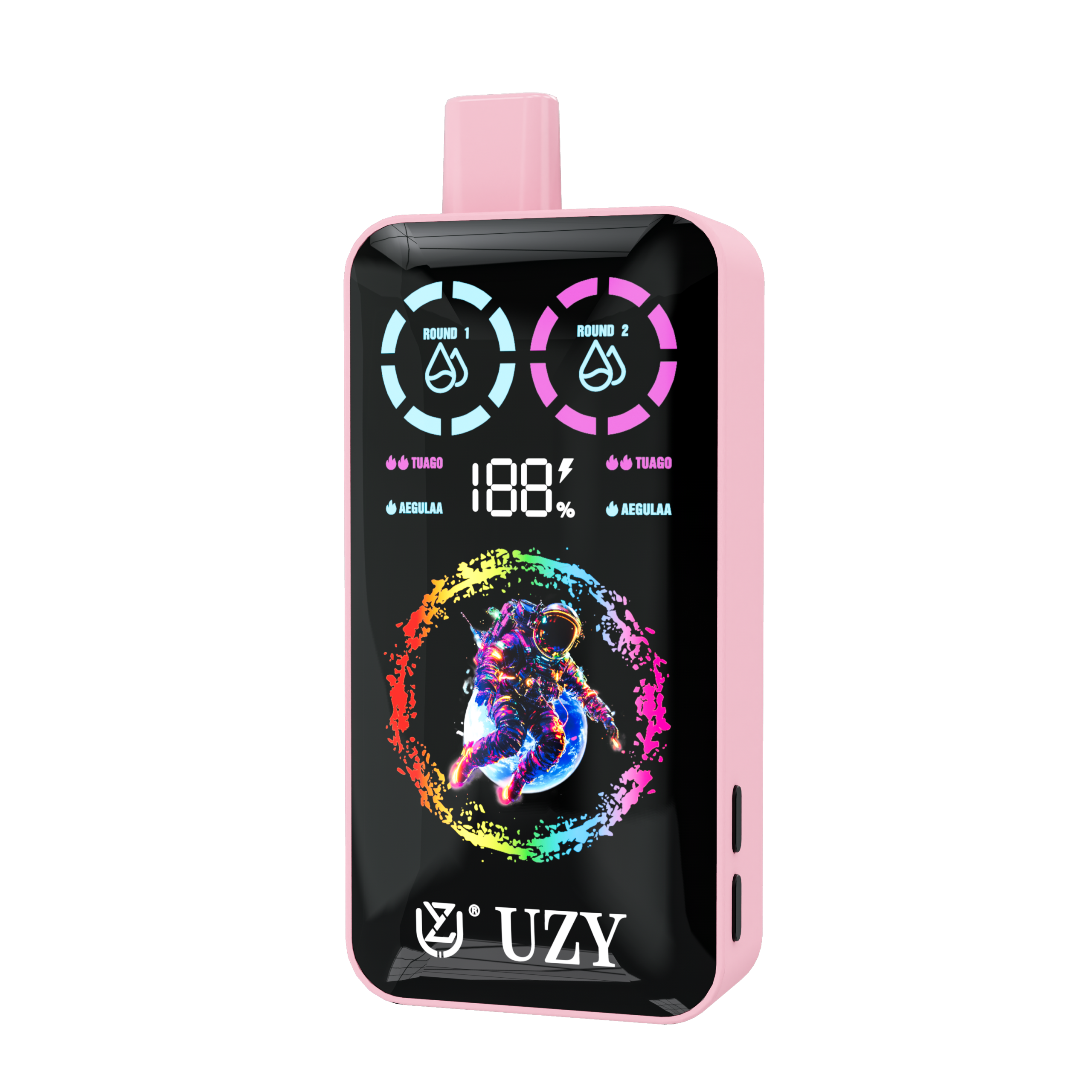 UZY Tornado 30000 Puffs Dual Flavor Disposable Vape – Peach Ice + Pineapple Mango Peach, 40ml, 850mAh, Type‑C