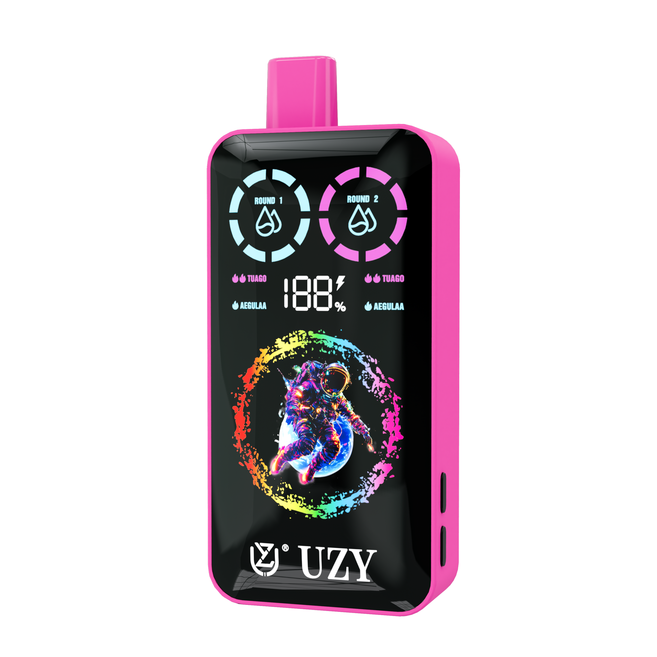 UZY Tornado 30000 Puffs Dual Flavor Disposable Vape (40ml, 850mAh, Type‑C) – Strawberry Watermelon & Blueberry Raspberry